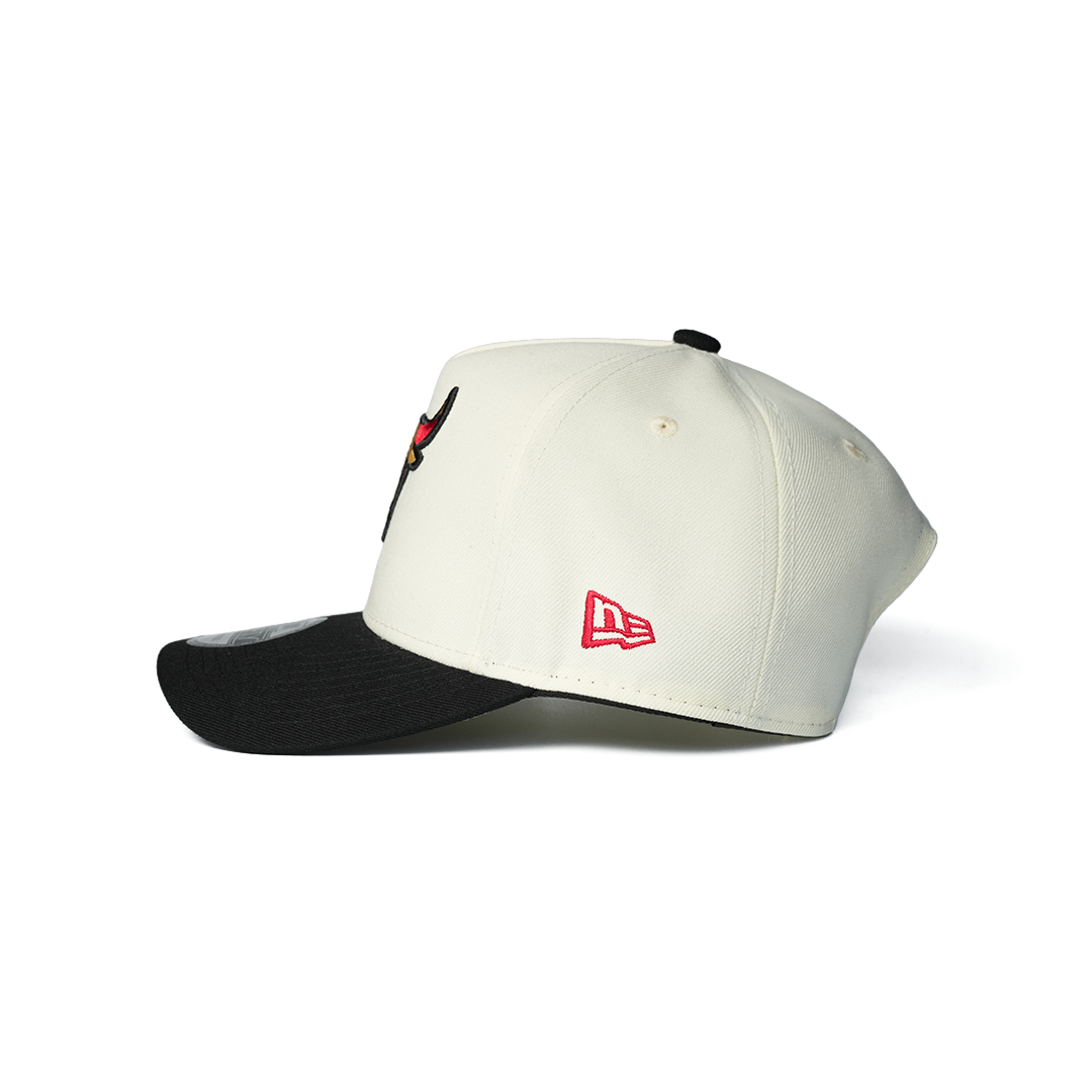 NEW ERA 9FORTY A-FRAME CHICAGO BULLS 3X CHAMPS CHROME TWO TONE EDITION