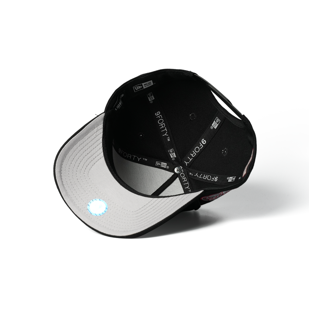 NEW ERA 9FORTY A-FRAME CHICAGO BULLS METALLIC BLACK