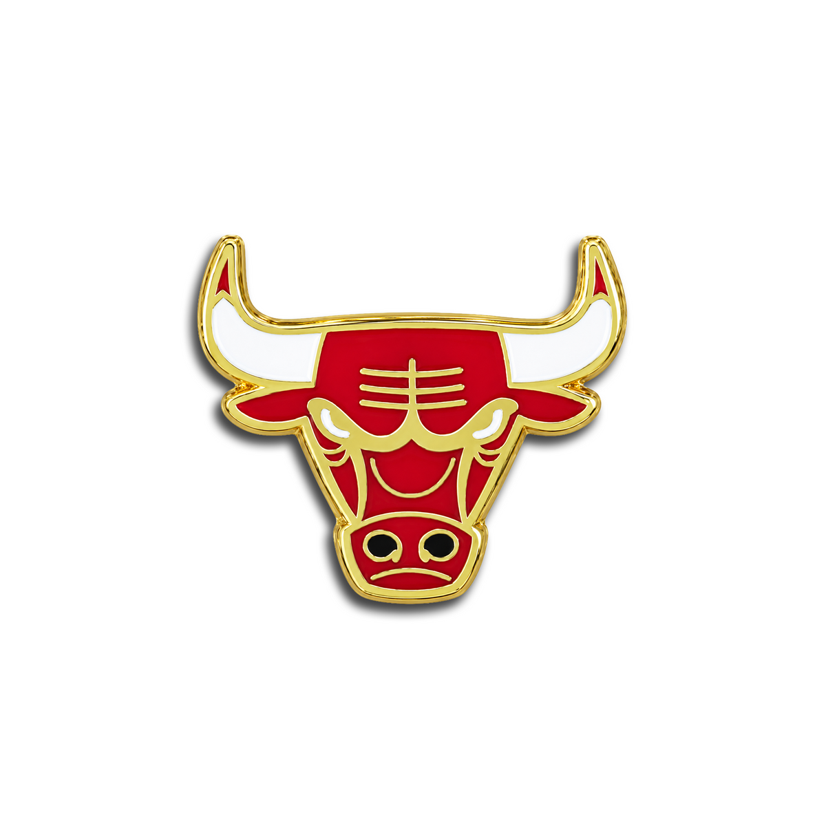 CHICAGO BULLS GOLD LOGO PIN