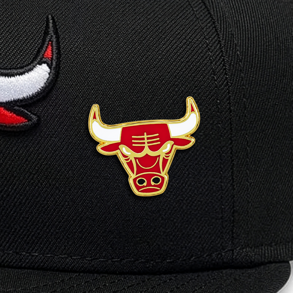 CHICAGO BULLS GOLD LOGO PIN