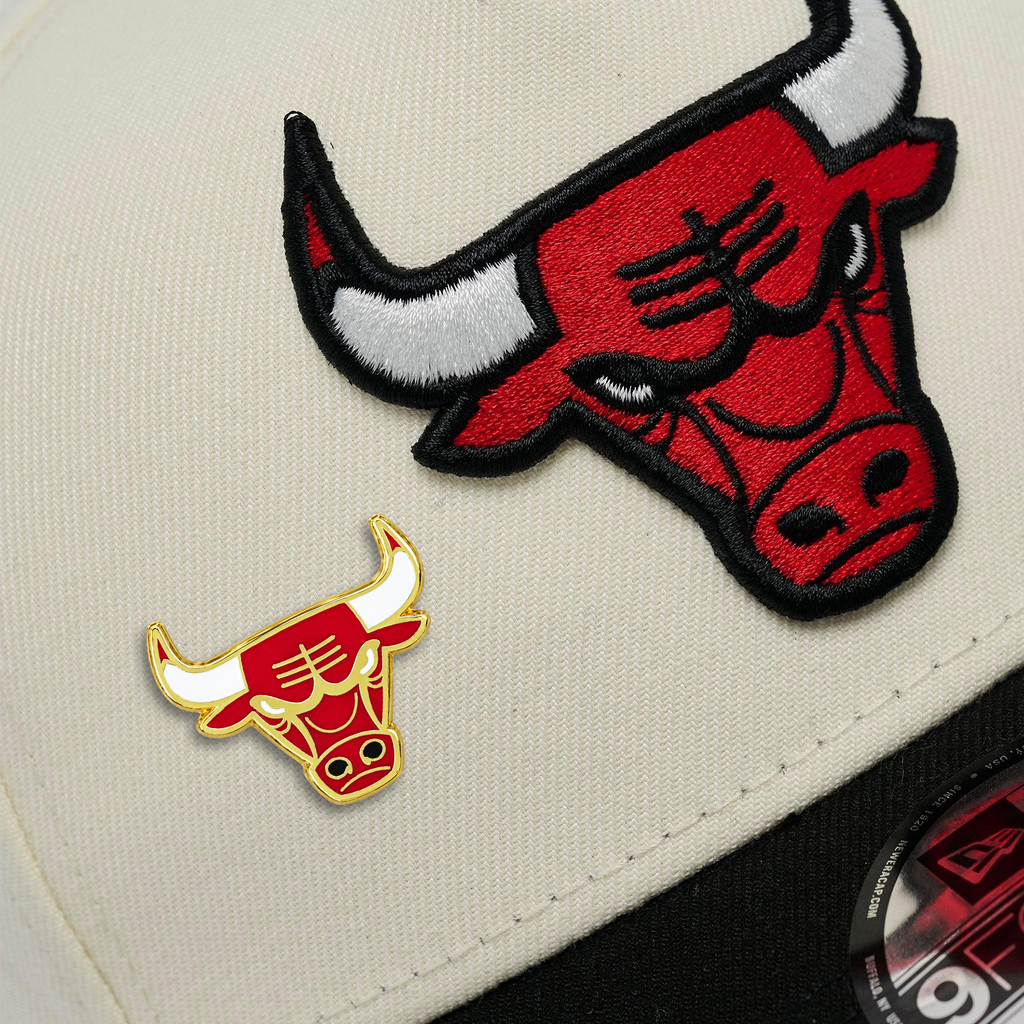 CHICAGO BULLS GOLD LOGO PIN