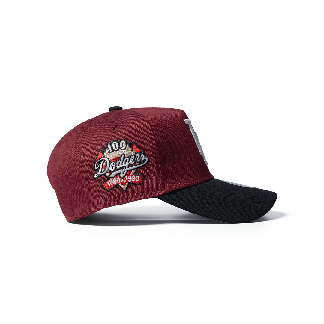 NEW ERA 9FORTY A-FRAME MLB LOS ANGELES DODGERS 100TH ANNIVERSARY TWO TONE / GRAY