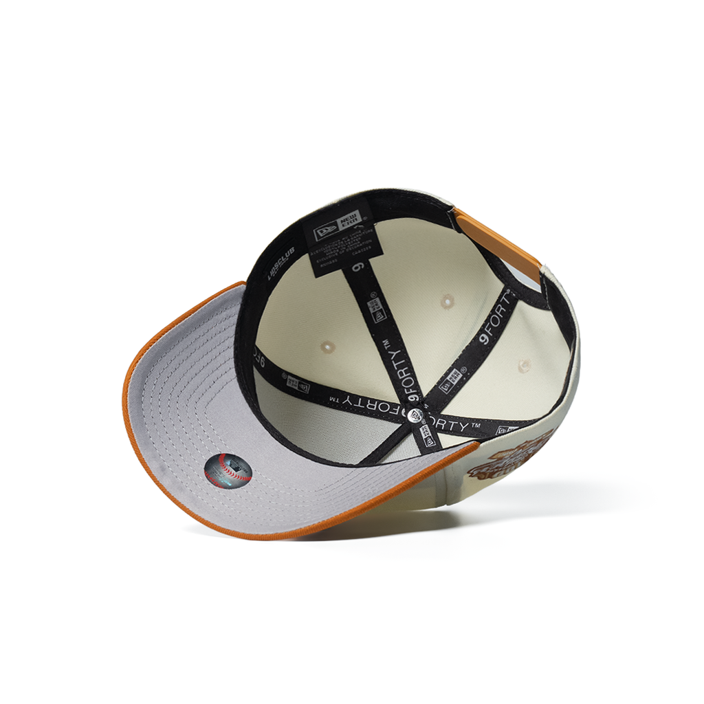 NEW ERA 9FORTY A-FRAME LOS ANGELES DODGERS 100 YEARS CHROME BOURBON TWO TONE