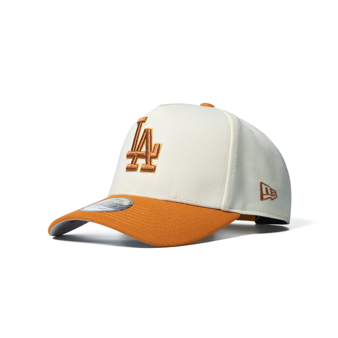 NEW ERA 9FORTY A-FRAME LOS ANGELES DODGERS 100 YEARS CHROME BOURBON TWO TONE