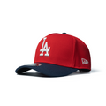 NEW ERA 9FORTY A-FRAME LOS ANGELES DODGERS RED/NAVY TWO TONE