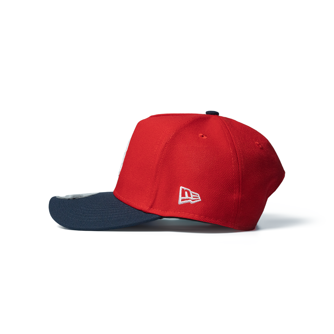 NEW ERA 9FORTY A-FRAME LOS ANGELES DODGERS RED/NAVY TWO TONE