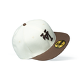 NEW ERA 59FIFTY LOS ANGELES DODGERS UPSIDE DOWN WALNUT VISOR CHROME WHITE