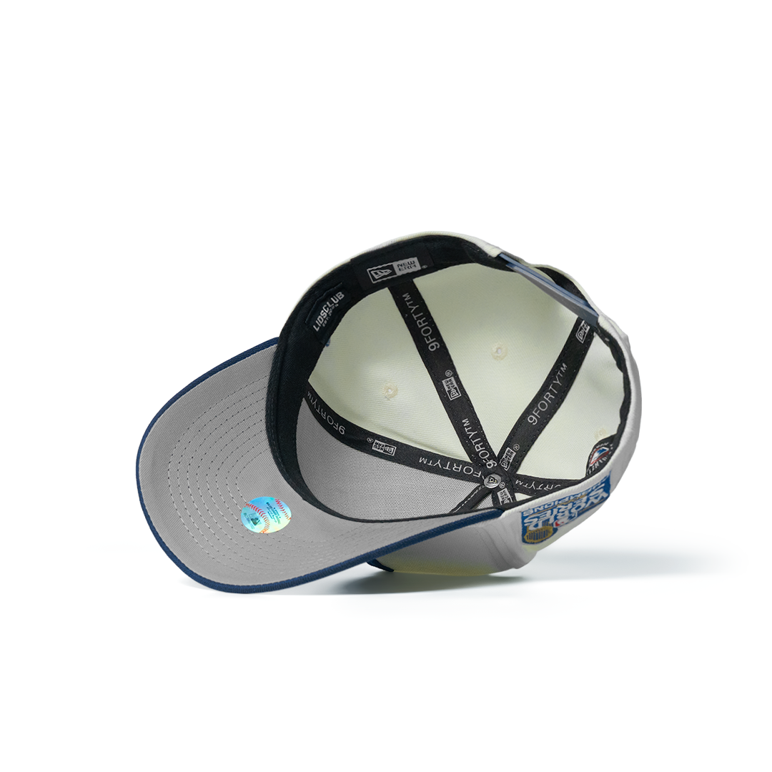 NEW ERA 9FORTY A-FRAME LOS ANGELES DODGERS WORLD SERIES 2024 CHAMPIONS CHROME WHITE