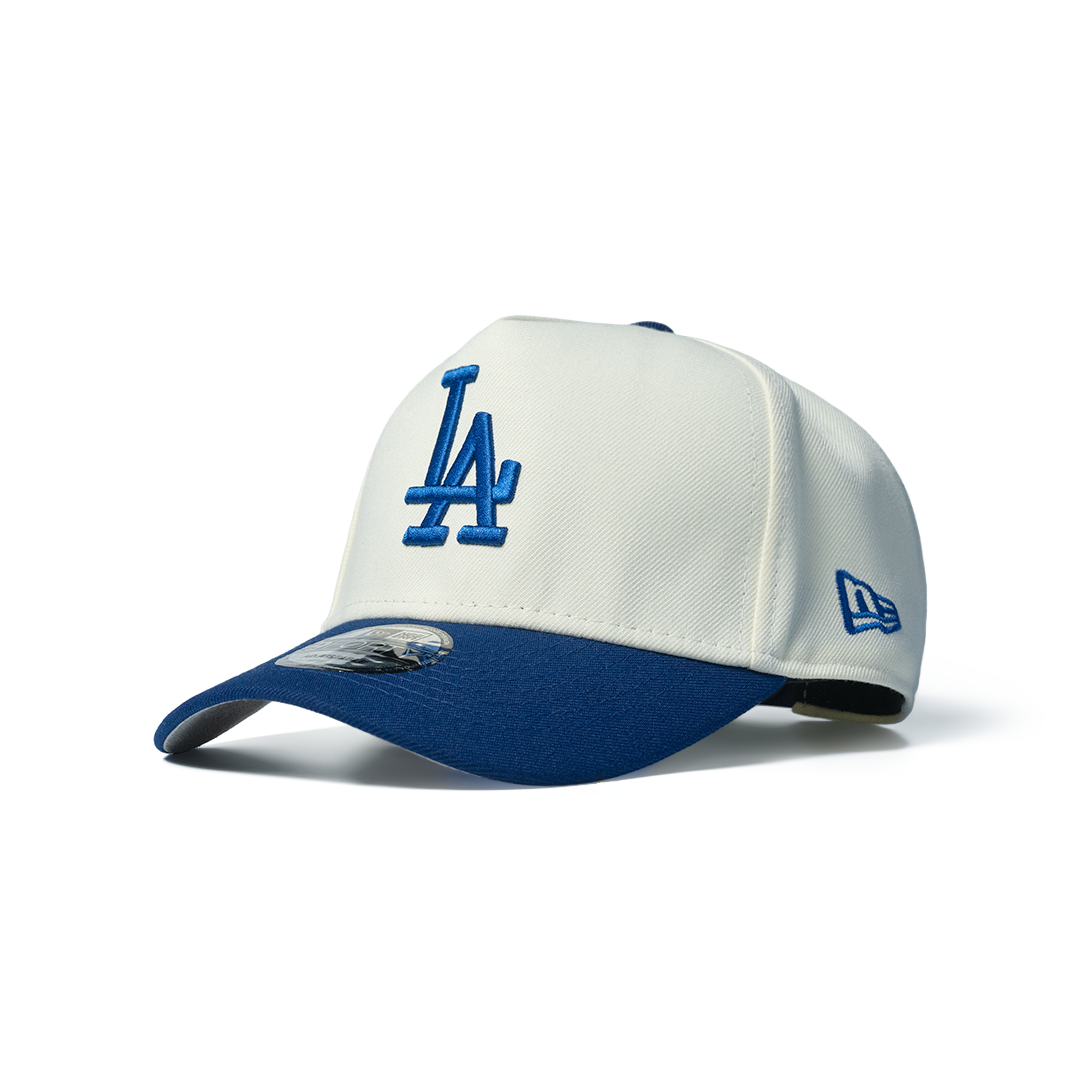 NEW ERA 9FORTY A-FRAME LOS ANGELES DODGERS WORLD SERIES 2024 CHAMPIONS CHROME WHITE