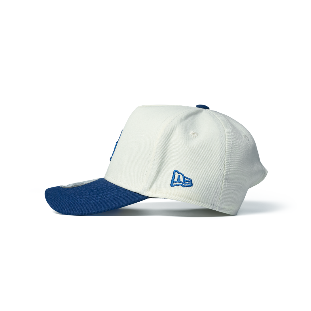 NEW ERA 9FORTY A-FRAME LOS ANGELES DODGERS WORLD SERIES 2024 CHAMPIONS CHROME WHITE
