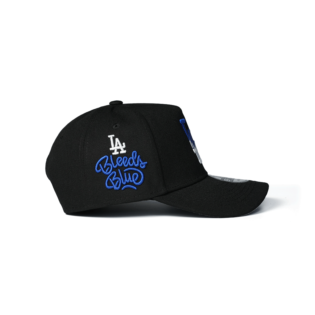 NEW ERA 9FORTY A-FRAME LOS ANGELES DODGERS BLUE BLEEDS BLACK PRIME EDITION