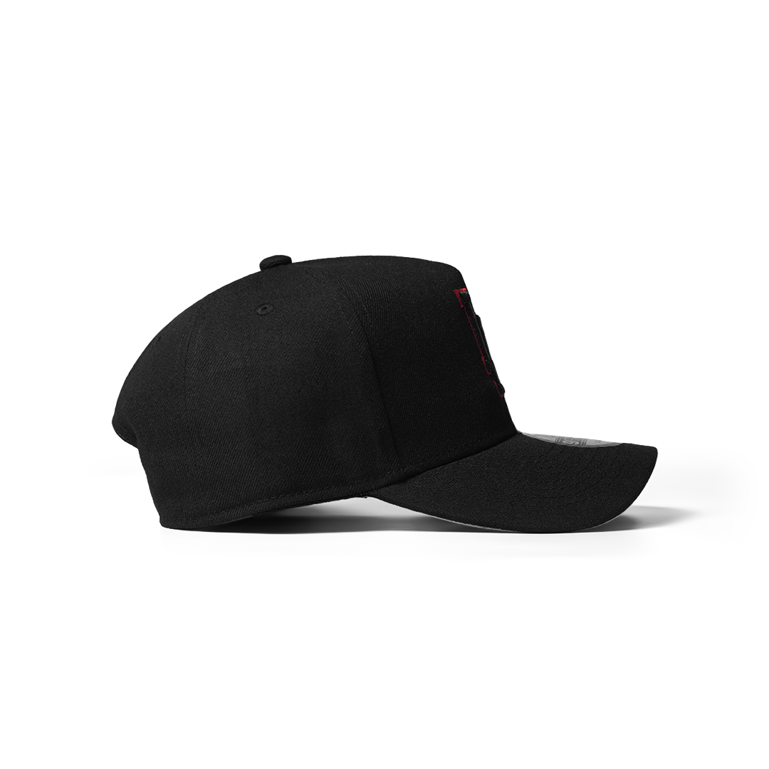 NEW ERA LOS 9FORTY A-FRAME ANGELES DODGERS 'EASY BLACK AND SCARLET'