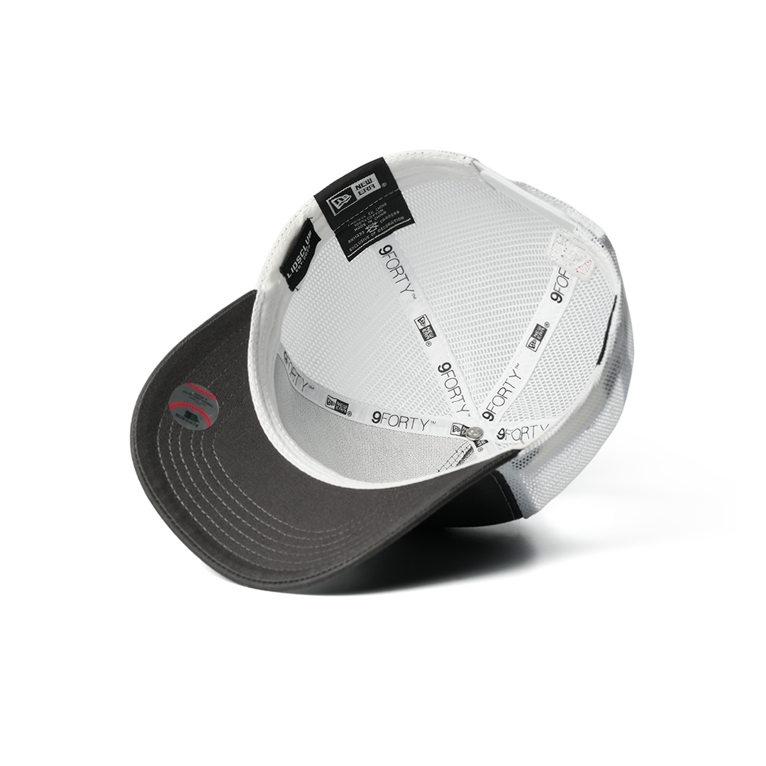 NEW ERA 9FORTY LOS ANGELES DODGERS GRAPHITE/WHITE TRUCKER