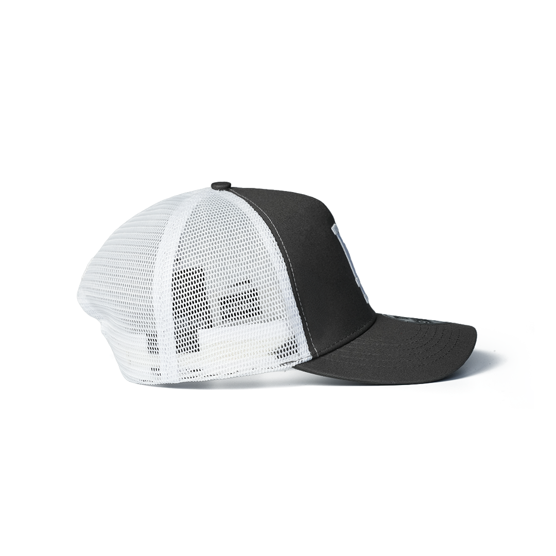 NEW ERA 9FORTY LOS ANGELES DODGERS GRAPHITE/WHITE TRUCKER