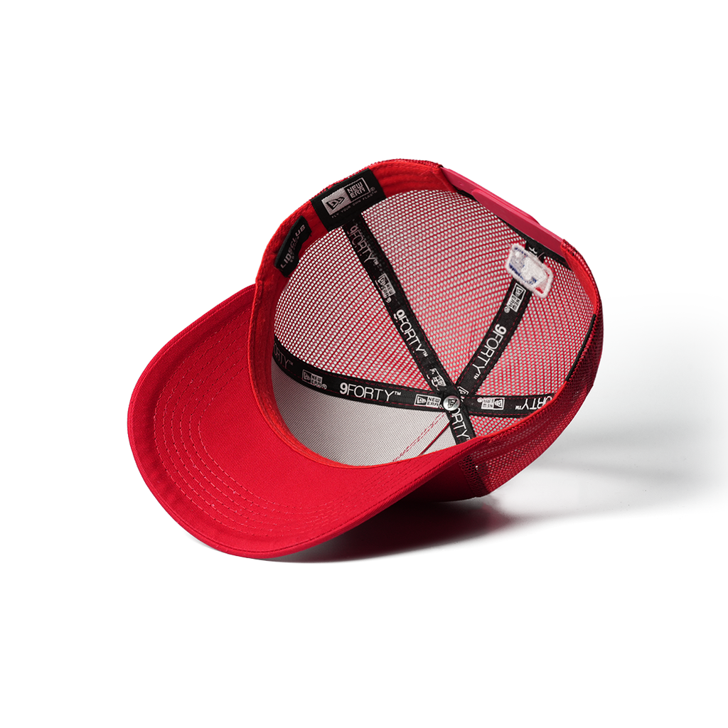 NEW ERA 9FORTY A-FRAME LOS ANGELES DODGERS RED CLASSIC TRUCKER
