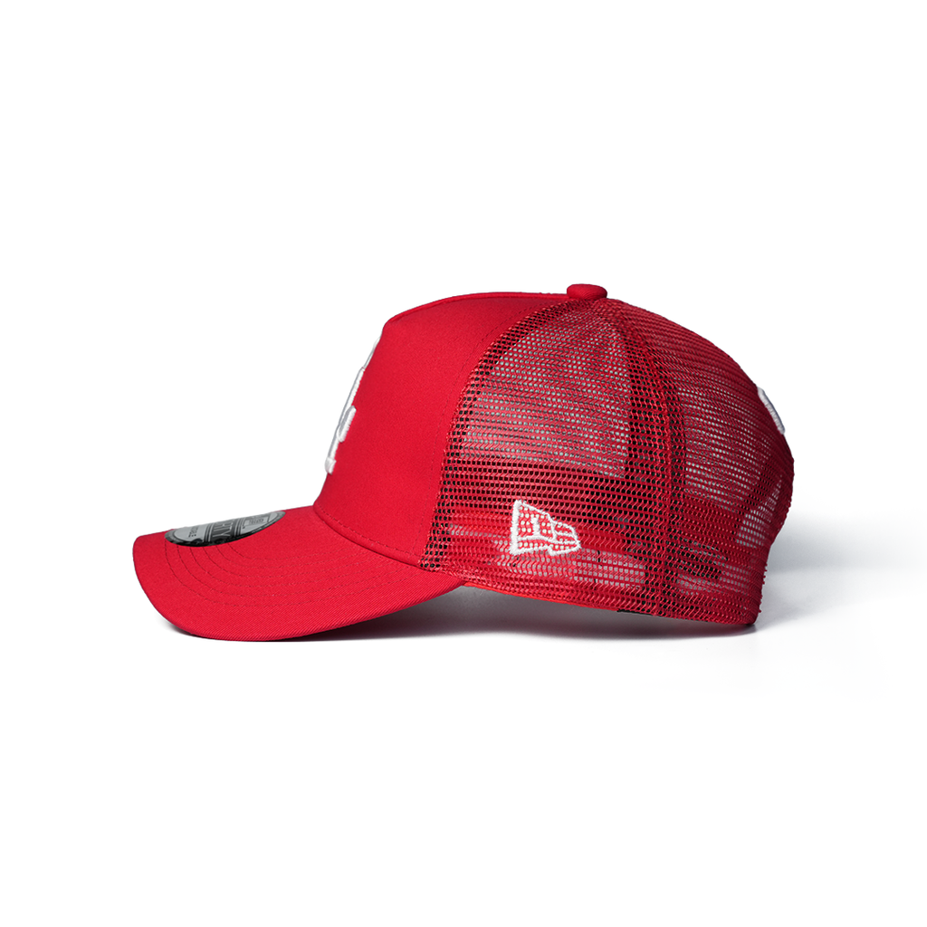 NEW ERA 9FORTY A-FRAME LOS ANGELES DODGERS RED CLASSIC TRUCKER