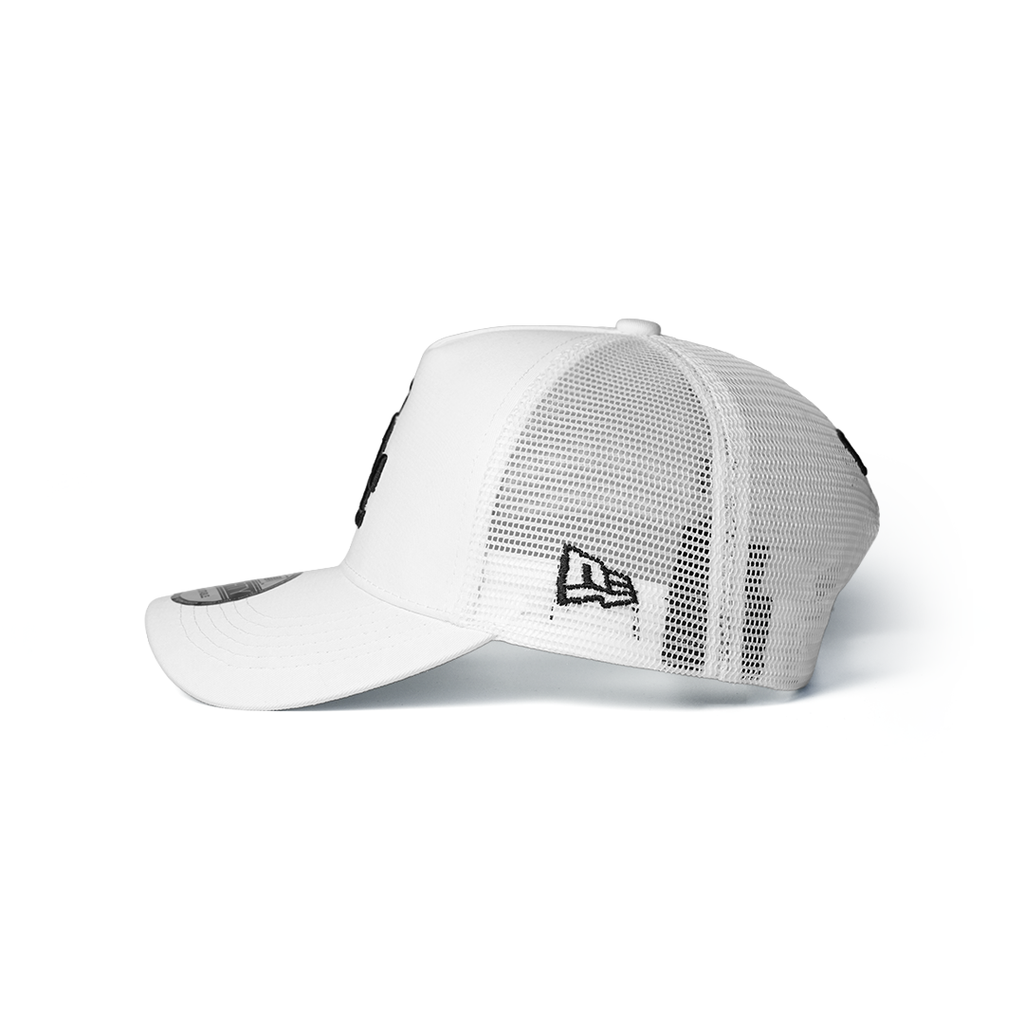NEW ERA 9FORTY A-FRAME LOS ANGELES DODGERS HOME FIELD WHITE TRUCKER