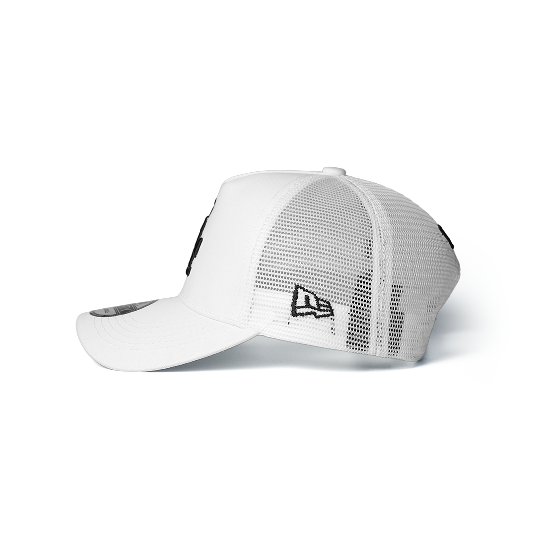 NEW ERA 9FORTY A-FRAME LOS ANGELES DODGERS HOME FIELD WHITE TRUCKER
