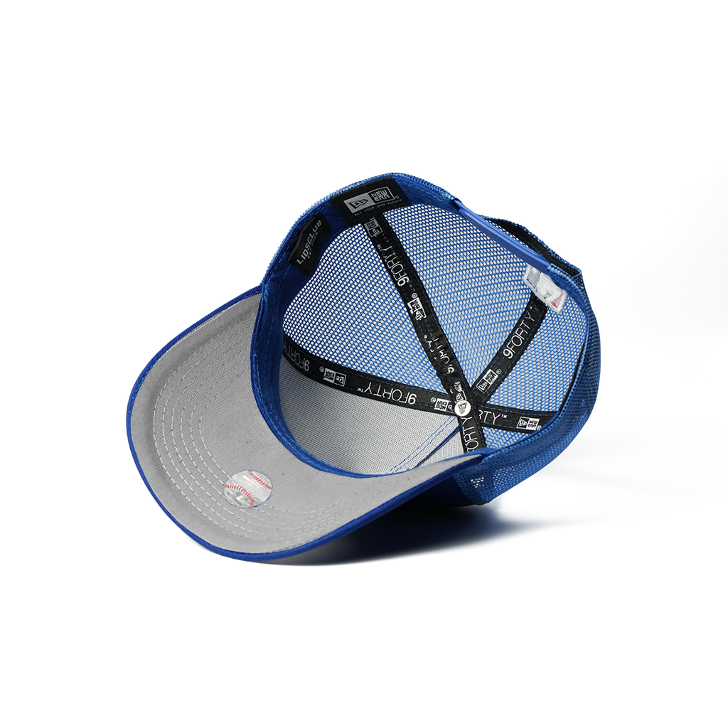 NEW ERA 9FORTY A-FRAME LOS ANGELES DODGERS 60TH ANNIVERSARY ROYAL TRUCKER EDITION TRUCKER