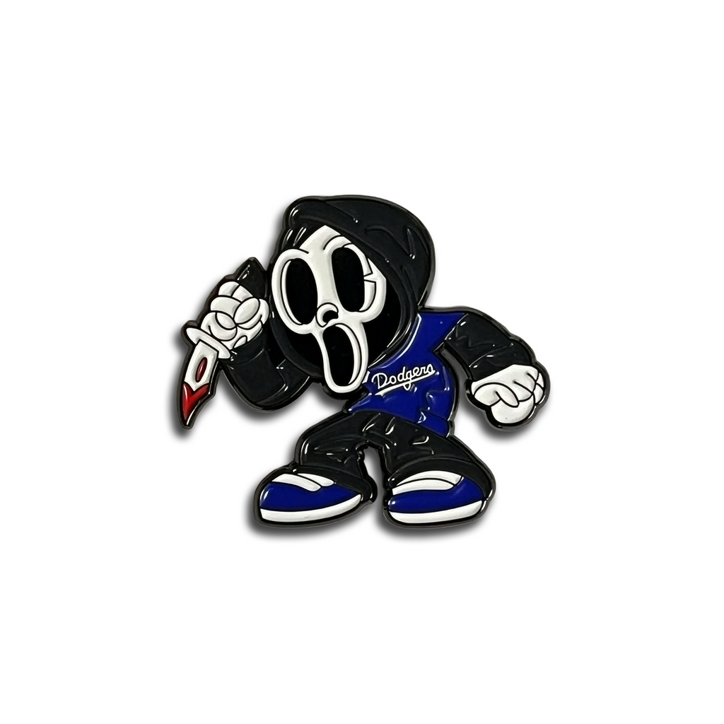 DODGERS GHOSTFACE PIN