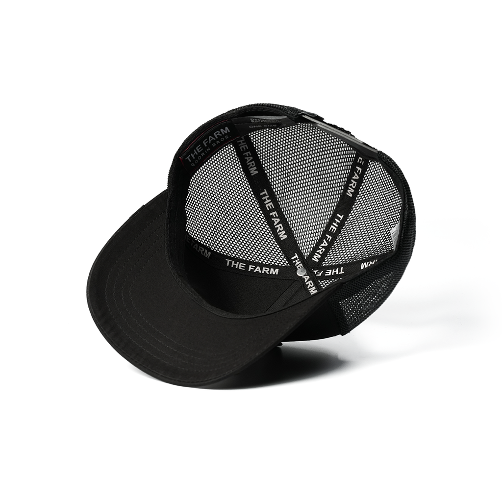 GOORIN BROS GRIZZLY BLACK TRUCKER