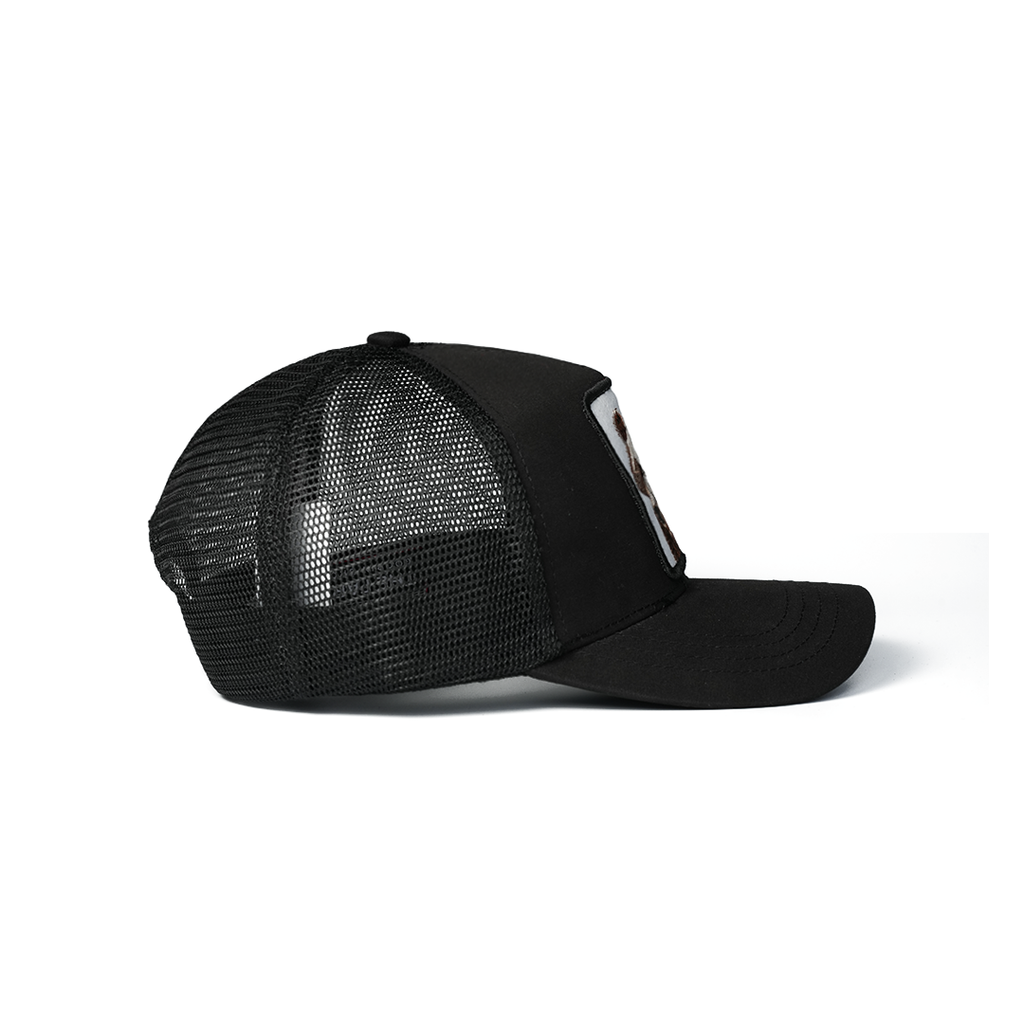 GOORIN BROS GRIZZLY BLACK TRUCKER