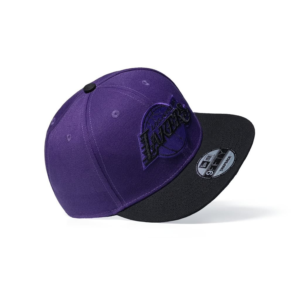 NEW ERA 9FIFTY LOS ANGELES LAKERS PURPLE BLACK TWO TONE EDITION