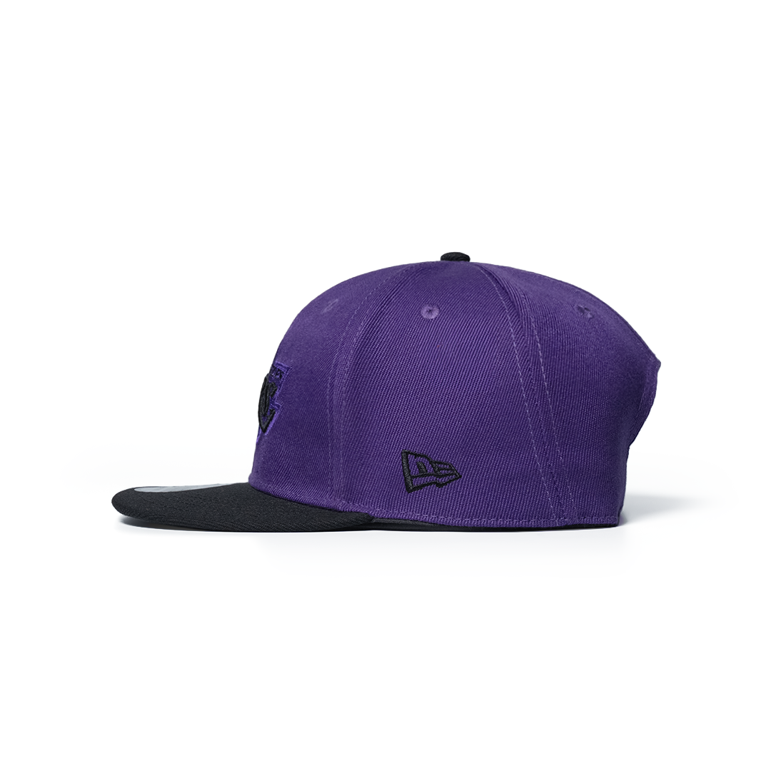 NEW ERA 9FIFTY LOS ANGELES LAKERS PURPLE BLACK TWO TONE EDITION