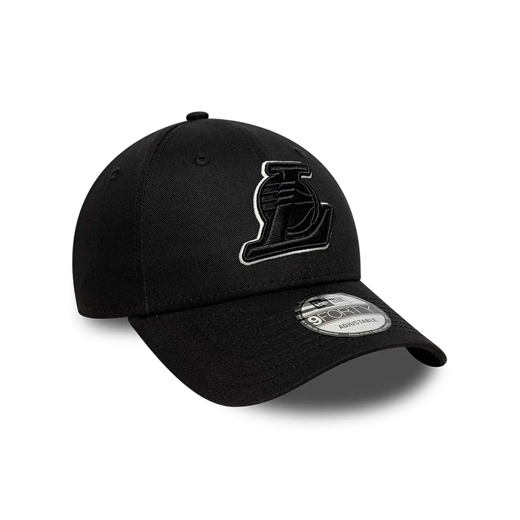 NEW ERA 9FORTY LOS ANGELES LAKERS TEAM OUTLINE BLACK