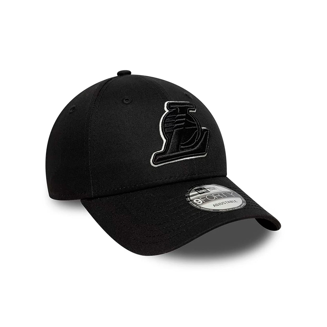 NEW ERA 9FORTY LOS ANGELES LAKERS TEAM OUTLINE BLACK