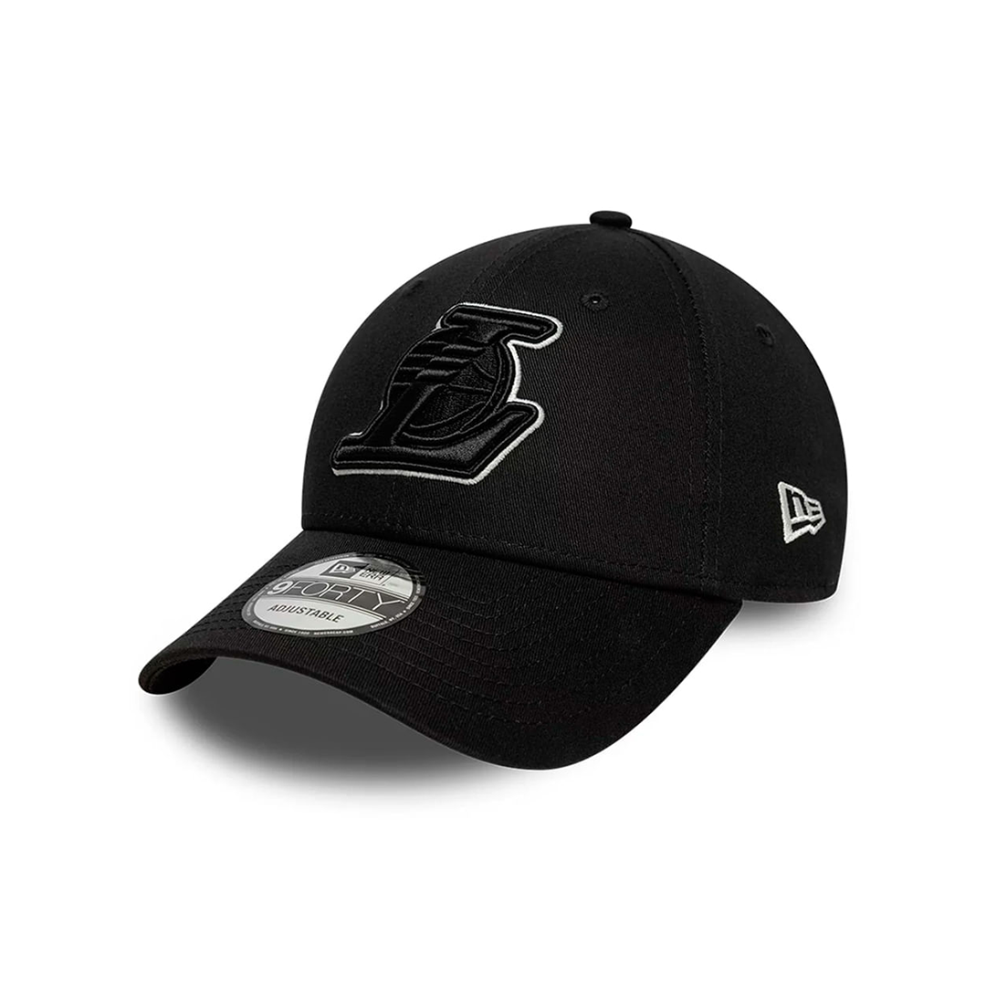 NEW ERA 9FORTY LOS ANGELES LAKERS TEAM OUTLINE BLACK