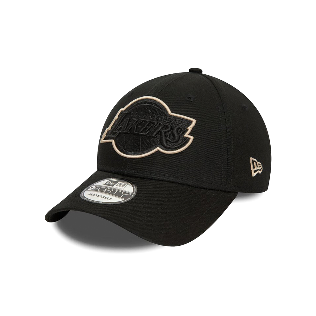 NEW ERA 9FORTY LOS ANGELES LAKERS TEAM OUTLINE BLACK