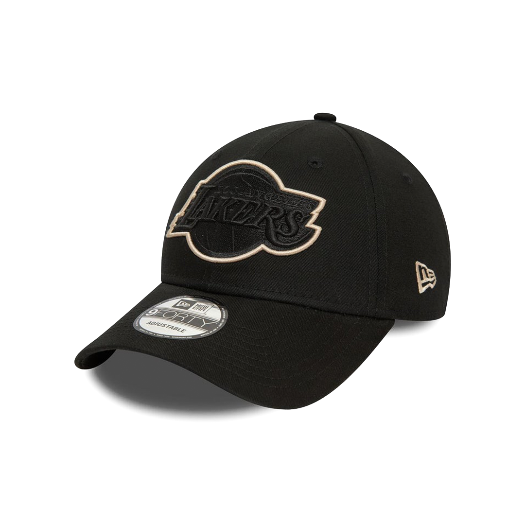 NEW ERA 9FORTY LOS ANGELES LAKERS TEAM OUTLINE BLACK
