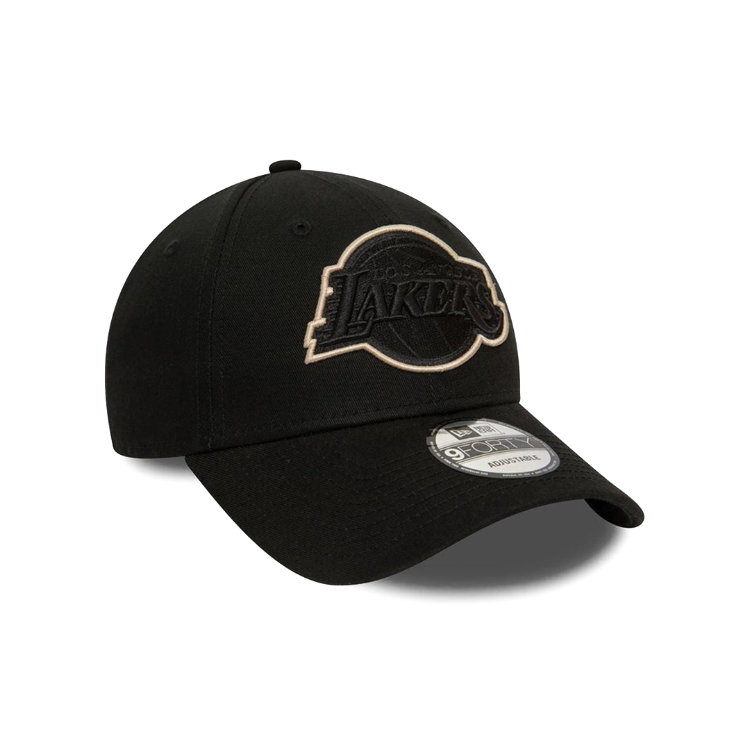 NEW ERA 9FORTY LOS ANGELES LAKERS TEAM OUTLINE BLACK