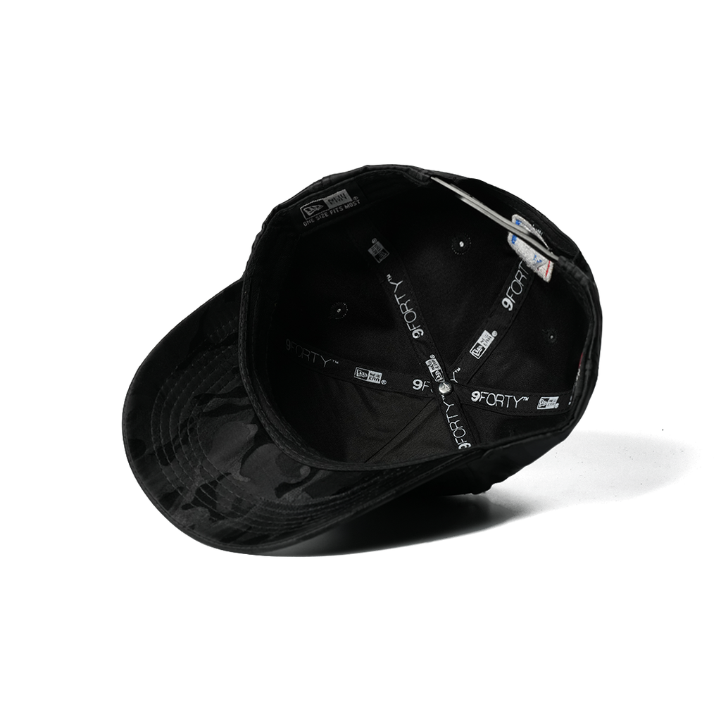 NEW ERA 9FORTY A-FRAME LOS ANGELES DODGERS CAMO BLACK ON BLACK