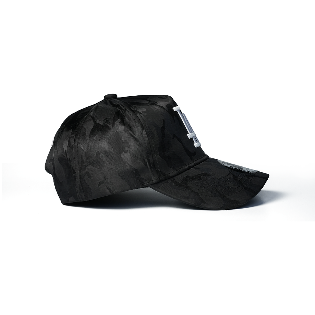 NEW ERA 9FORTY A-FRAME LOS ANGELES DODGERS CAMO BLACK ON BLACK