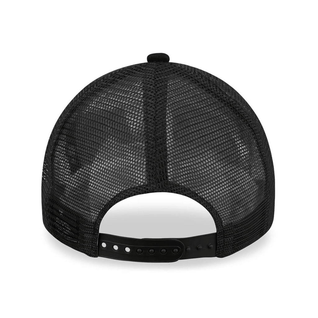 NEW ERA 9FORTY A-FRAME LOS ANGELES LAKERS TONAL BLACK TRUCKER