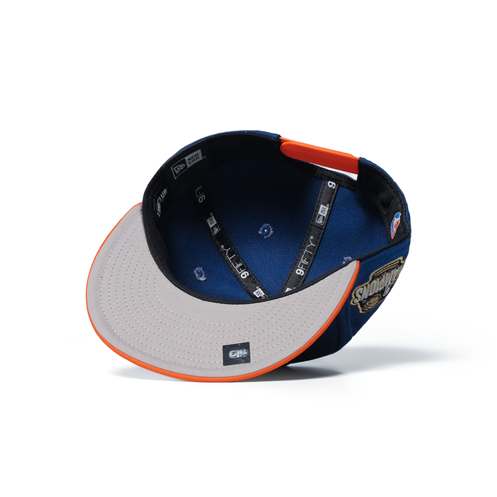 NEW ERA 9FIFTY NEW YORK KNICKS NEW ERA BLUE/ORANGE 2026 NBA FINALS CHAMPIONS