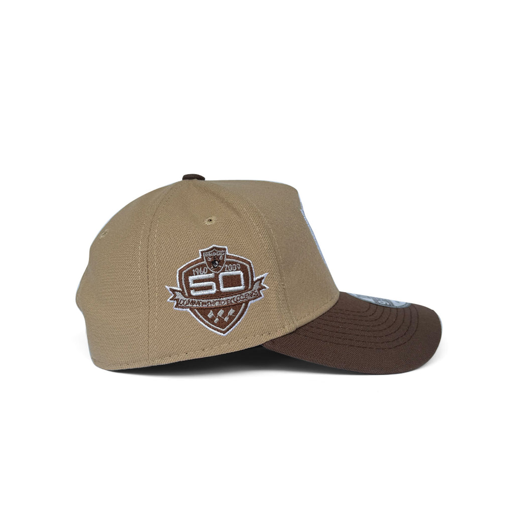 NEW ERA 9FORTY A-FRAME LAS VEGAS RAIDERS NFL CAMEL GREY