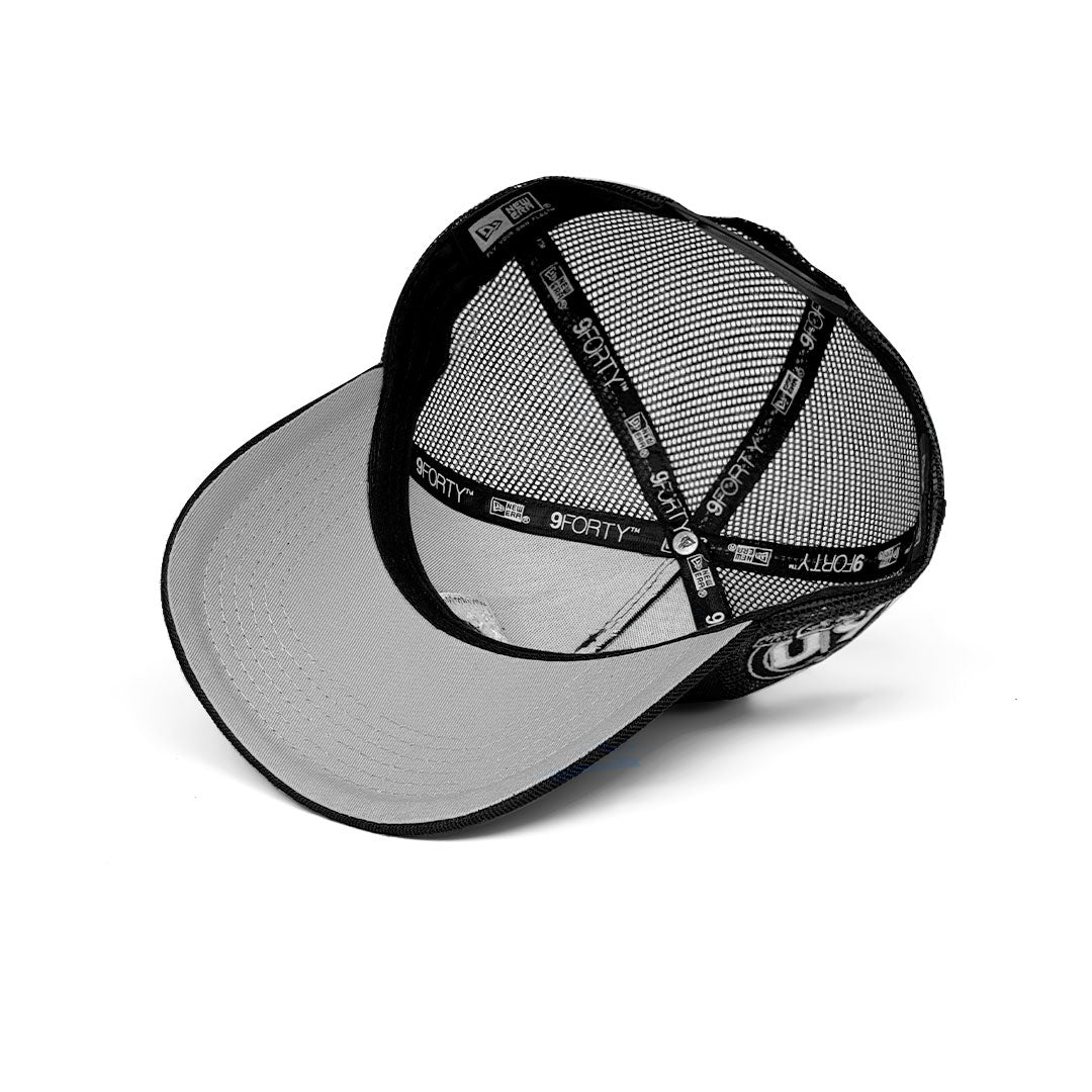 NEW ERA 9FORTY A-FRAME LAS VEGAS RAIDERS 60TH ANNIVERSARY TRUCKER