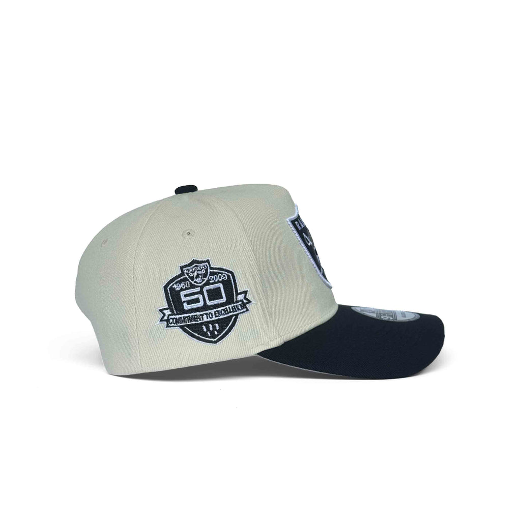 NEW ERA 9FORTY A-FRAME NFL LAS VEGAS RAIDERS TWO TONE STONE