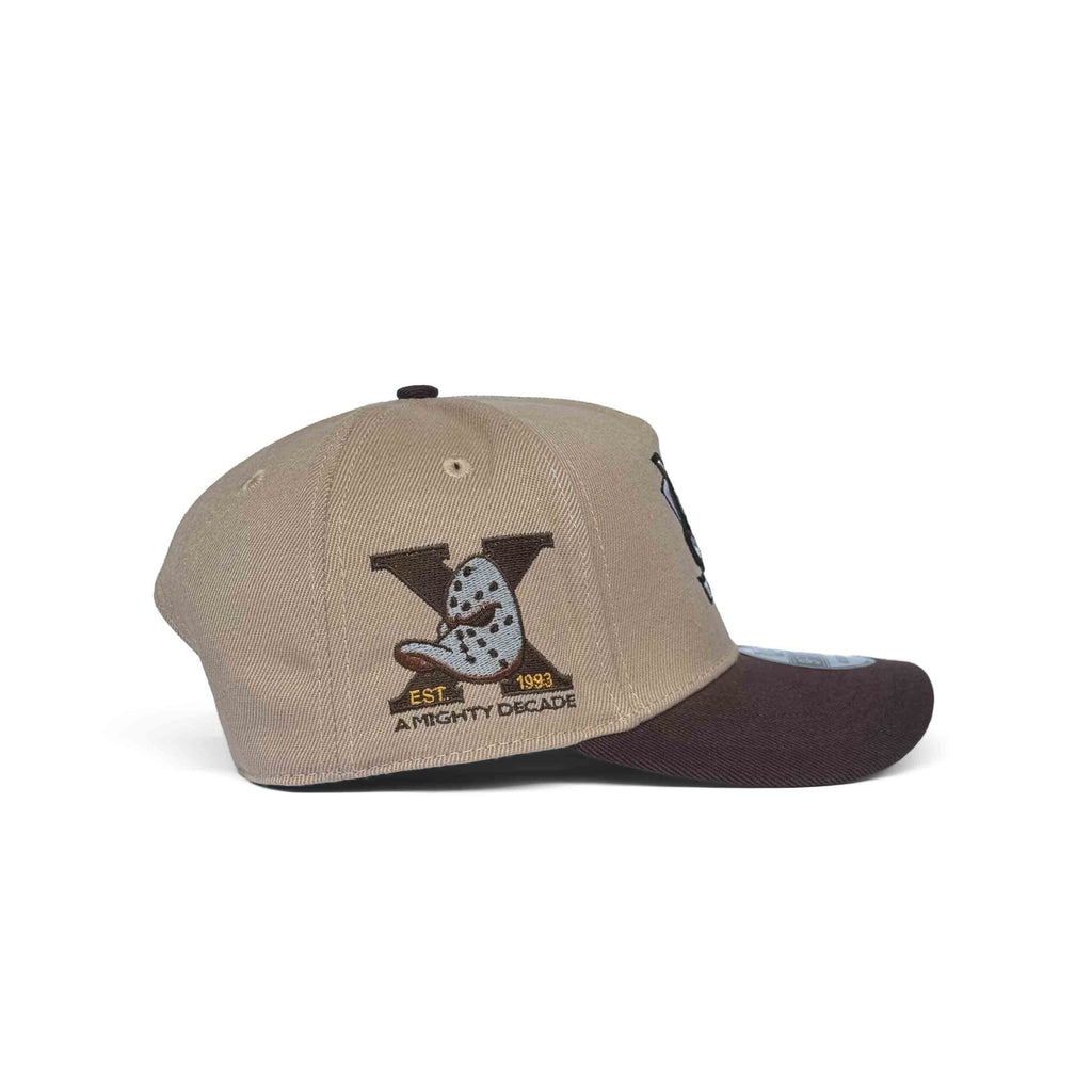 NEW ERA 9FORTY A-FRAME ANAHEIM DUCKS CAMEL GREY