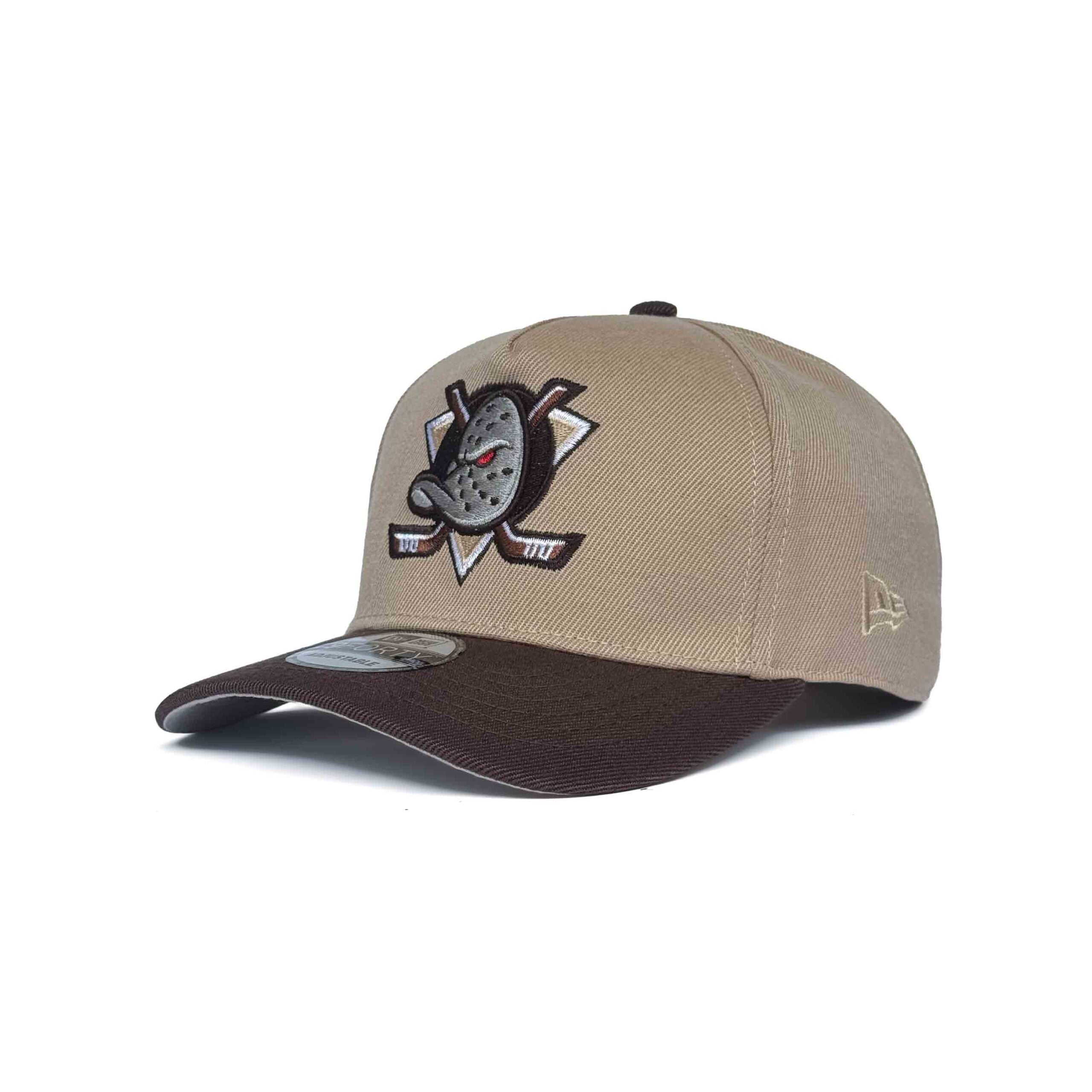 NEW ERA 9FORTY A-FRAME ANAHEIM DUCKS CAMEL GREY