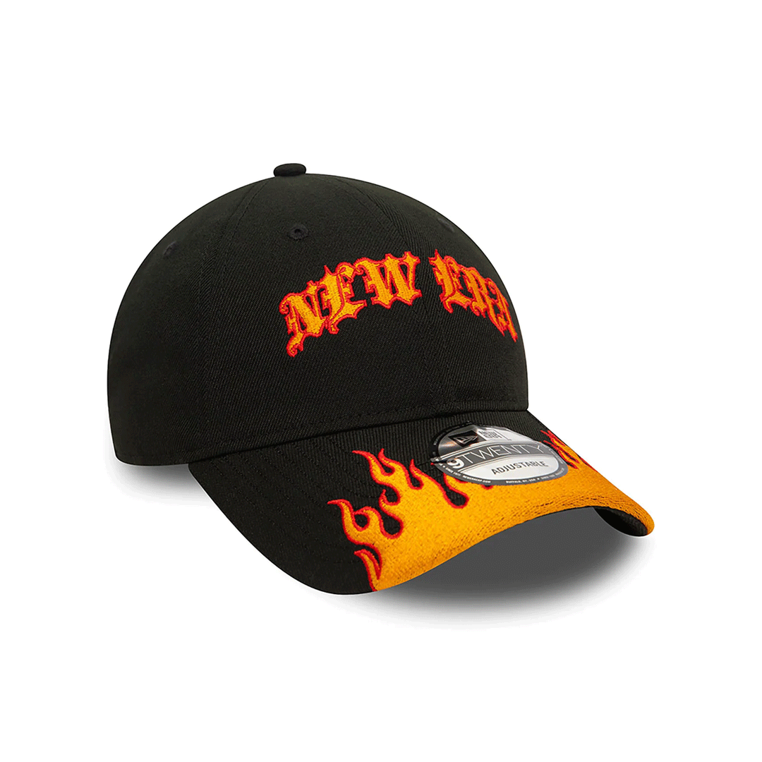 NEW ERA 9TWENTY RACE FLAME BLACK