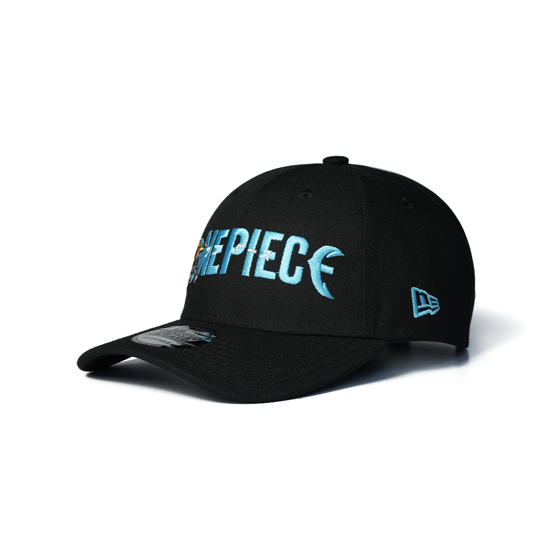 NEW ERA 9FORTY ONE PIECE STRAW HAT PIRATES BLACK