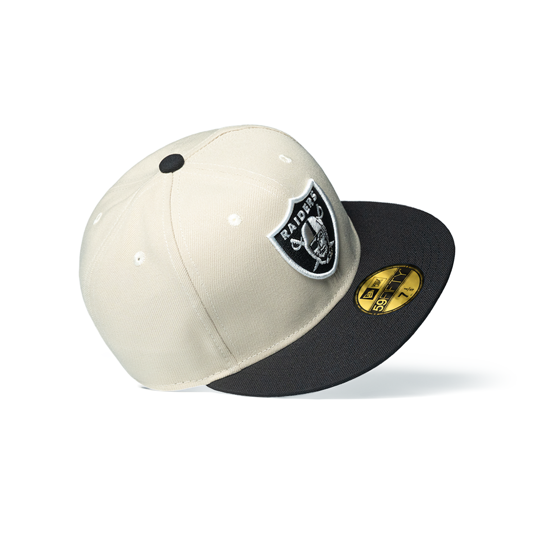 NEW ERA 59FIFTY LAS VEGAS RAIDERS CREAM/BLACK MAIN