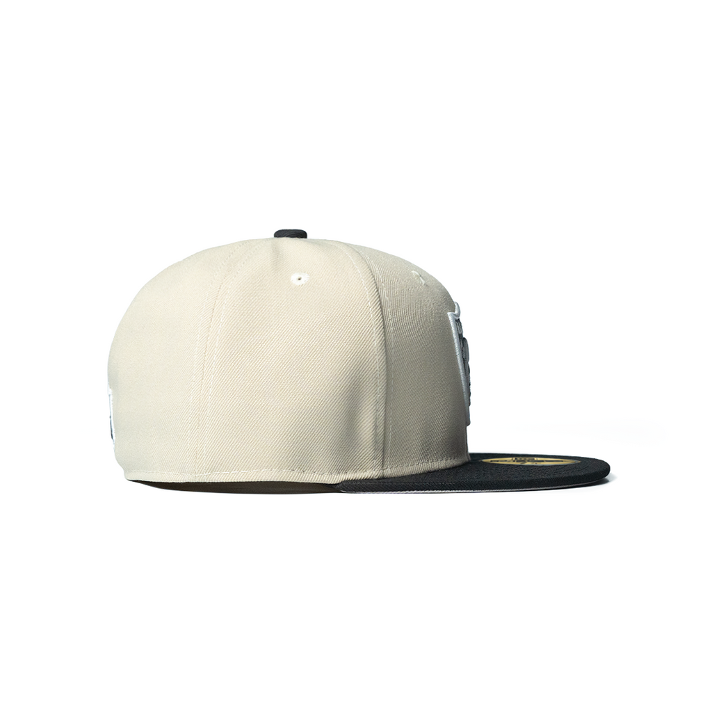 NEW ERA 59FIFTY LAS VEGAS RAIDERS CREAM/BLACK MAIN