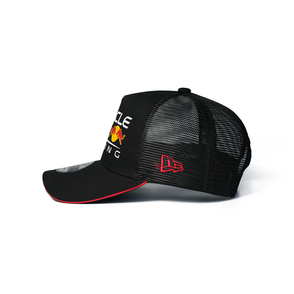 NEW ERA 9FORTY A-FRAME RED BULL RACING ESSENTIAL BLACK TRUCKER