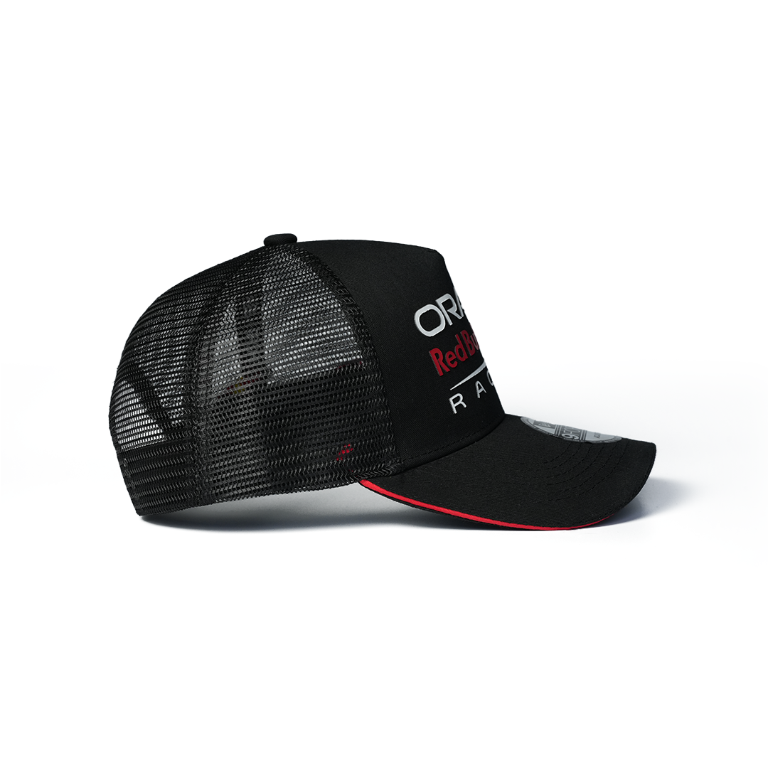 NEW ERA 9FORTY A-FRAME RED BULL RACING ESSENTIAL BLACK TRUCKER