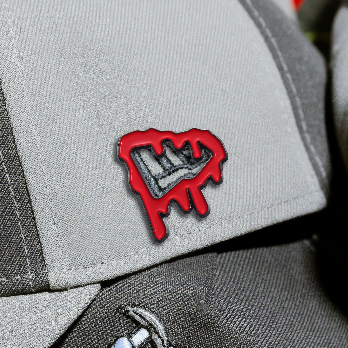 RED DRIP PIN